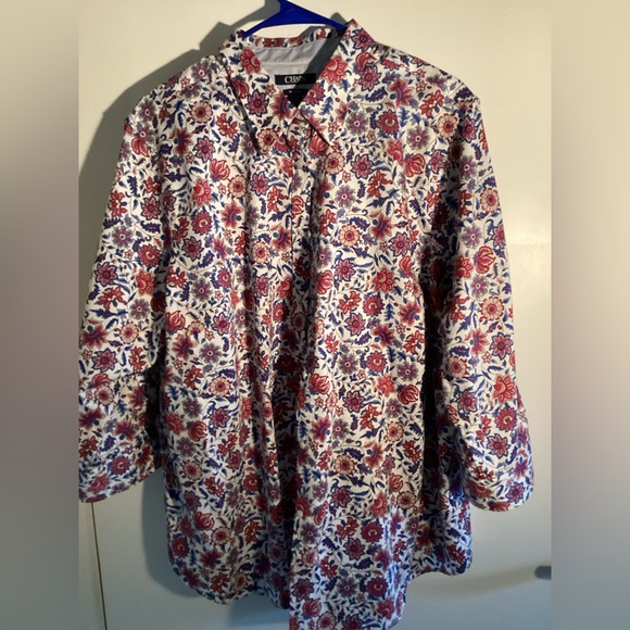 Chaps No Iron Blouse - Picture 1 of 1